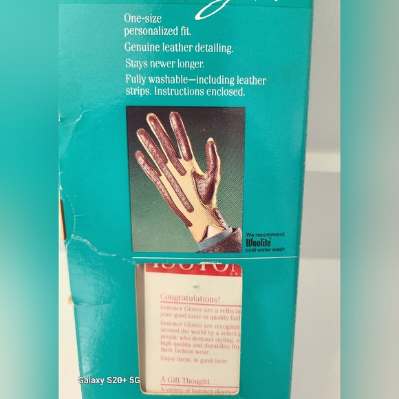 Vintage Aris Isotoner The Original GREY Women's One Size Driving Gloves - Picture 4 of 13